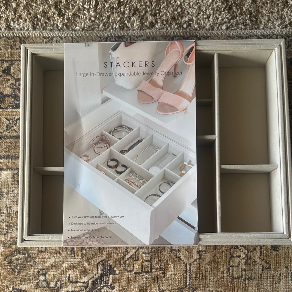 The Container Store Beige Jewelry Organizer